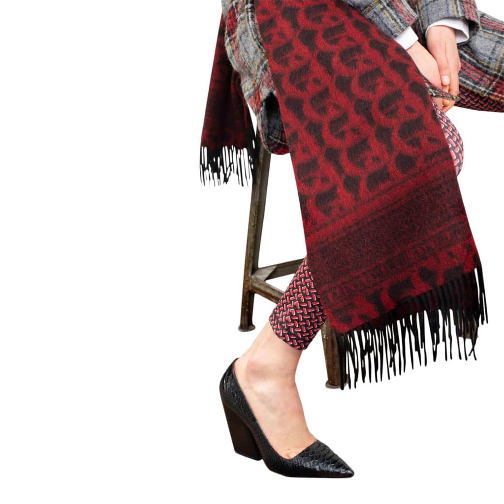 Lala Berlin Black Aurelia Scarf - Image 3