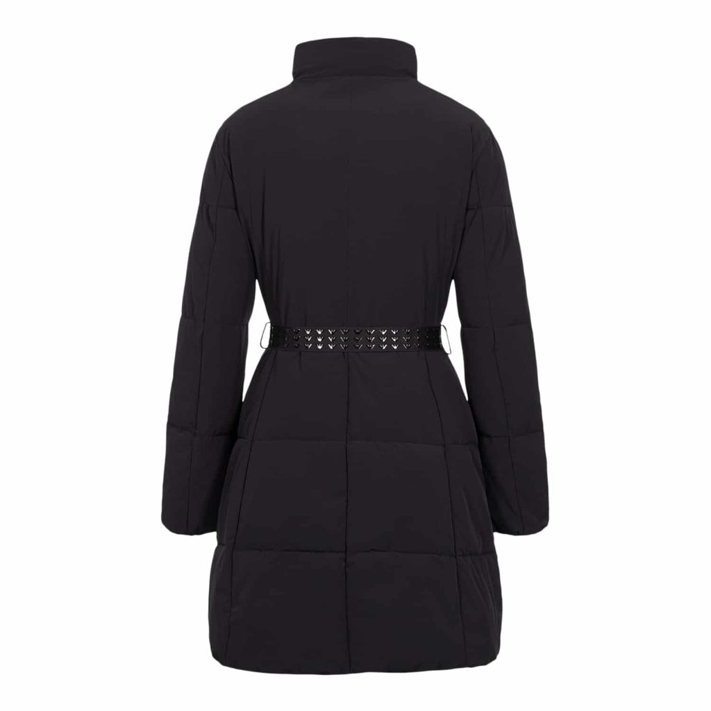 Emporio Armani Black Silk Nylon Jacket - Image 2