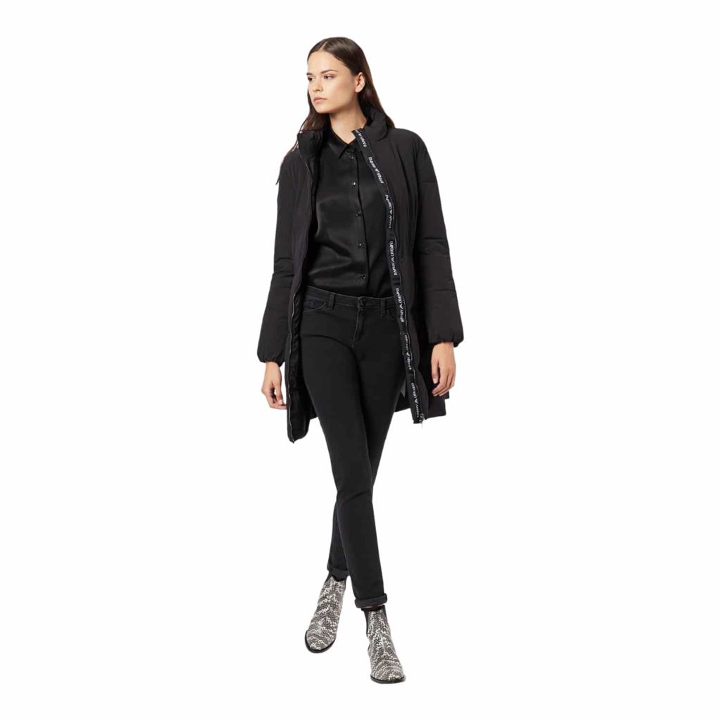 Emporio Armani Black Silk Nylon Jacket - Image 4