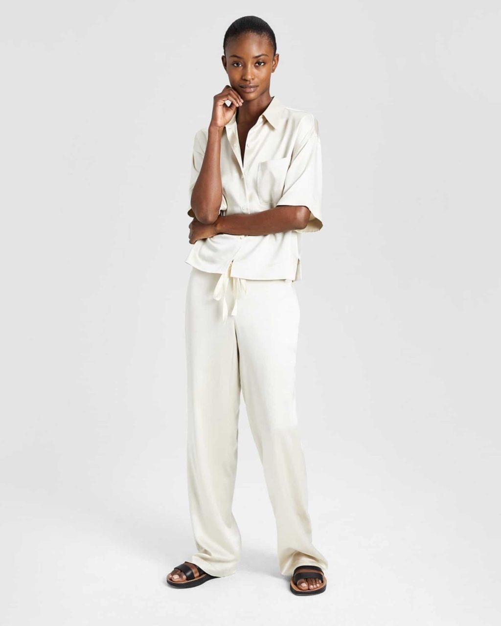 Theory Creme Winszlee Vintage Pants - Image 3