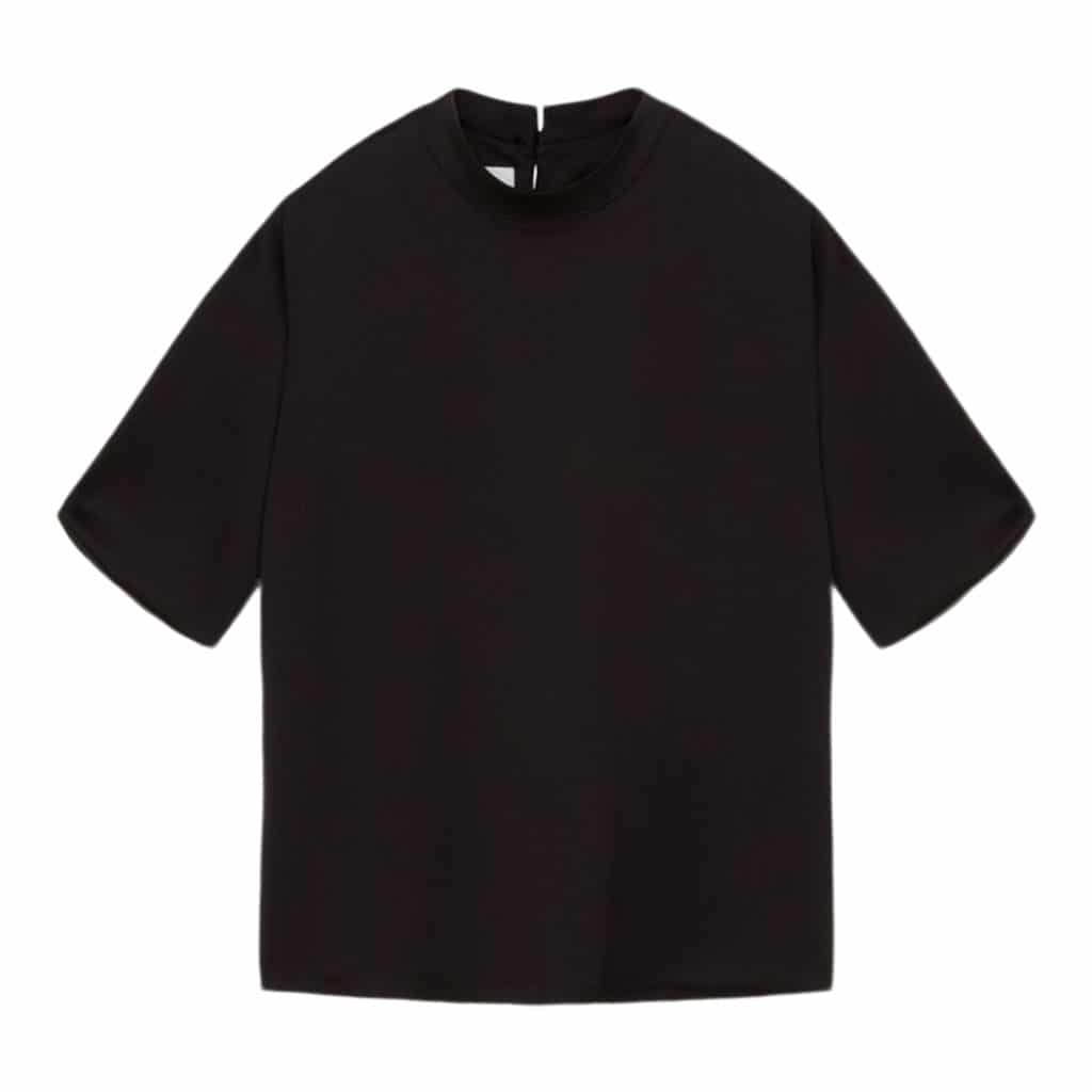 Nanushka Kaden Black T-shirt