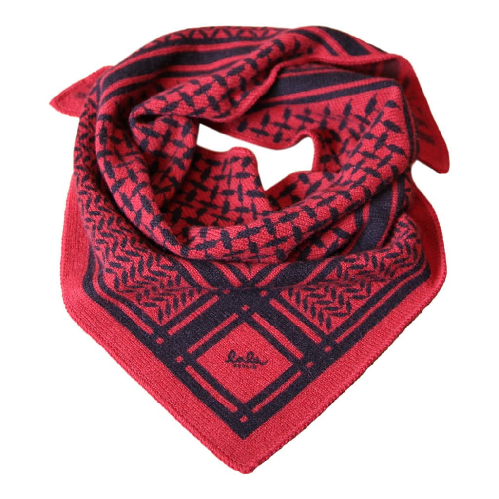 Lala Berlin Triangle Classic Tørklæde Bordeaux XS