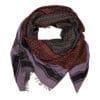 Lala Berlin Monogram Scarf Black White (Large)