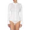 Wolford Eve Bodystocking with Blonde White