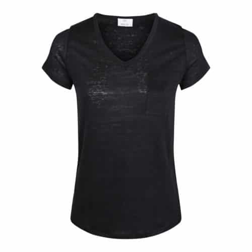 Allude V-neck T-shirt Black