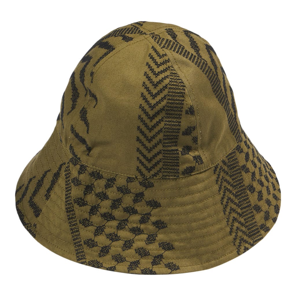 Lala Berlin Bucket Alvis Kufiya Hat Olive