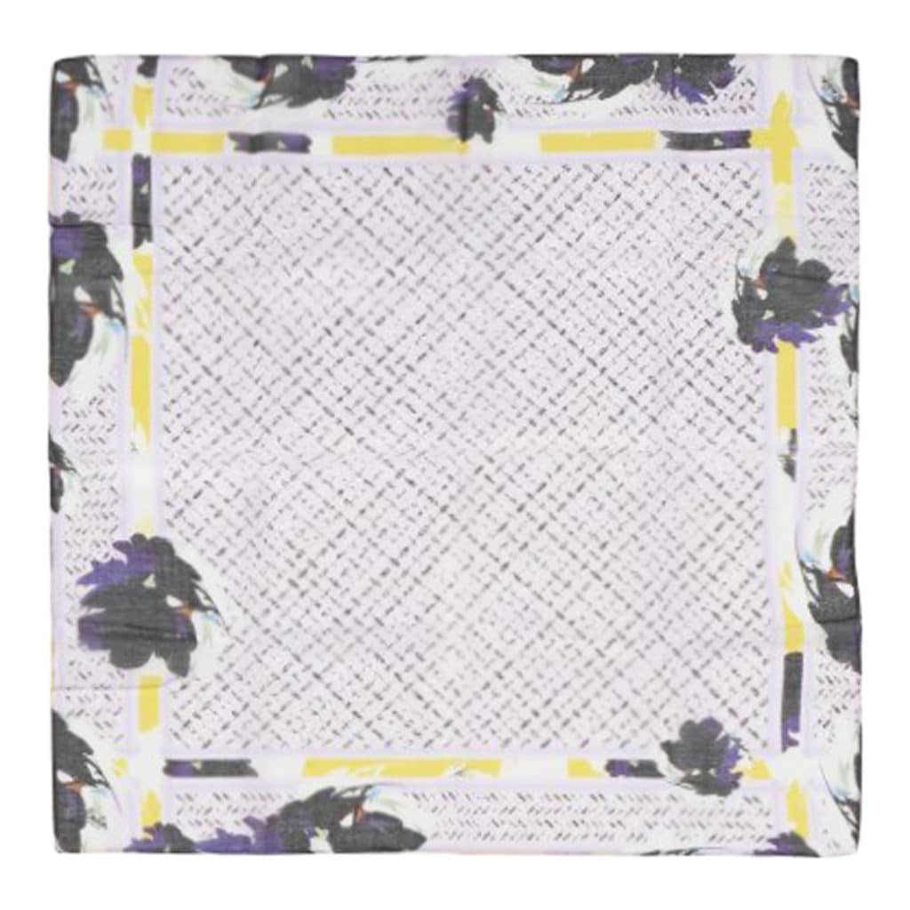 Lala Berlin cube Bloom Scarf Flower Lilac