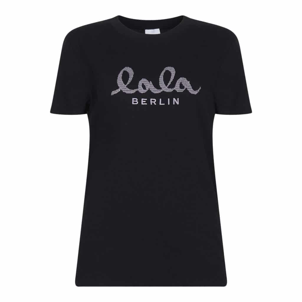 Lala berlin T-shirt Cara Lala logo Black