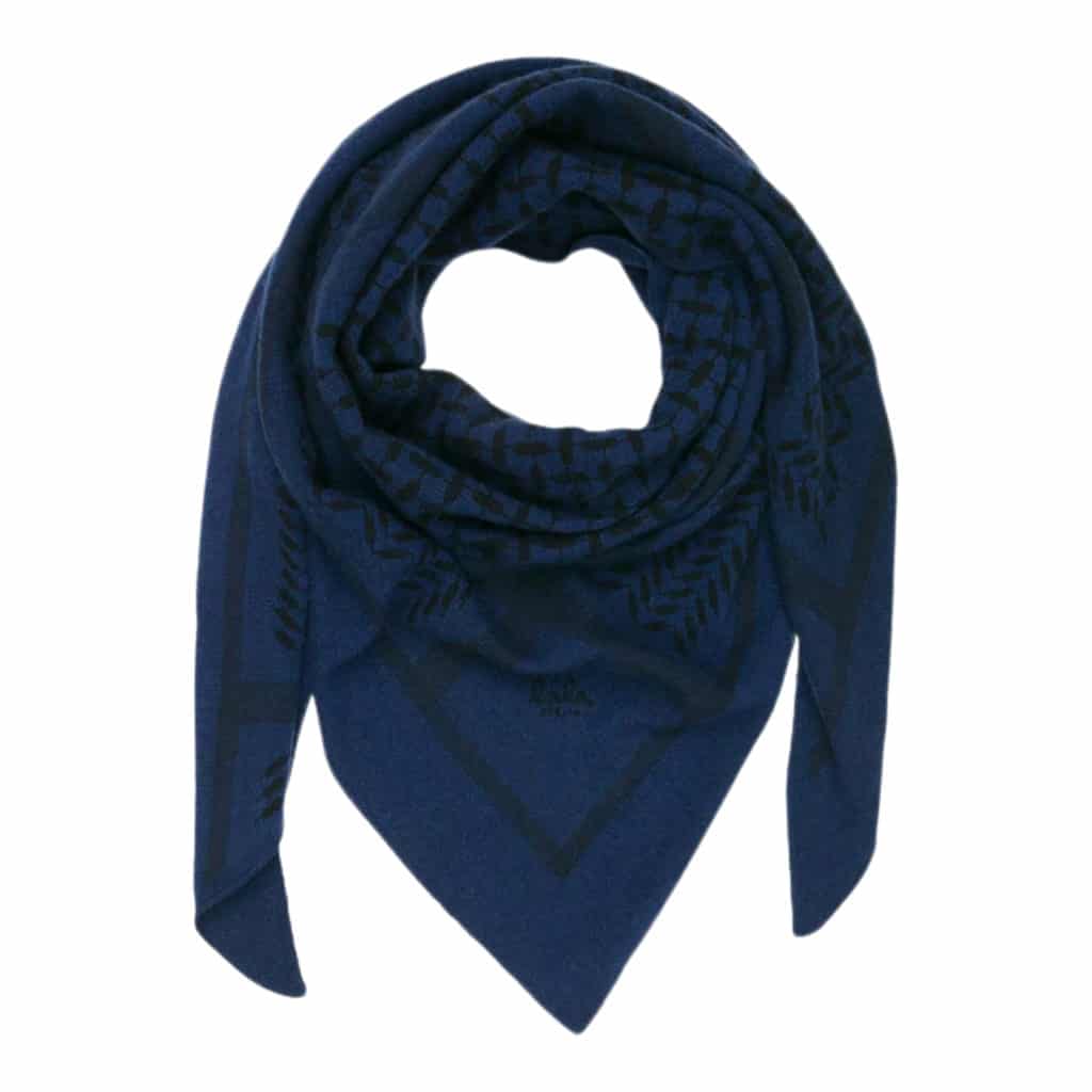 Lala Berlin Triangle Trinity Classic Scarf M Inchiostro