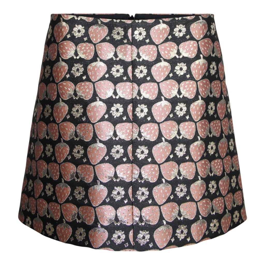 Red Valentino Strawberry Skirt