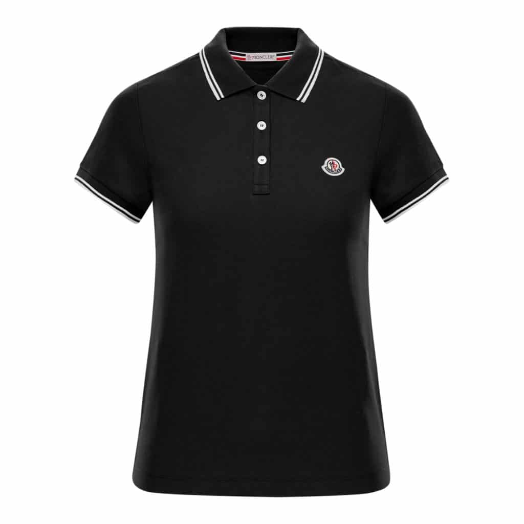 Moncler Maglia Polo Manica Black