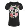 Philipp Plein White T-shirt with Flower