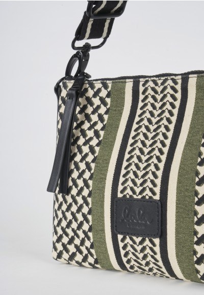 Lala Berlin Pouch Fabiana Olive - LAURA THOMSEN LUXURY