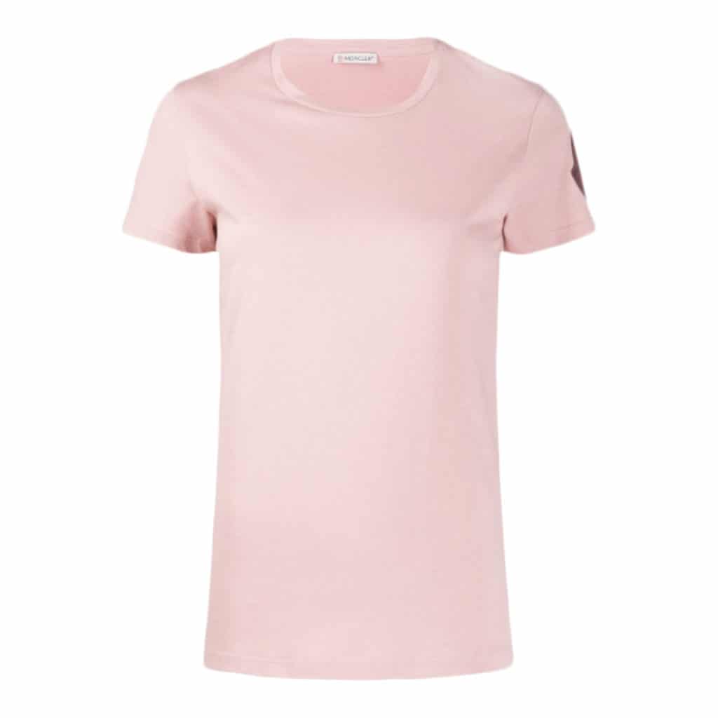 Moncler T-shirt Girocollo Pink