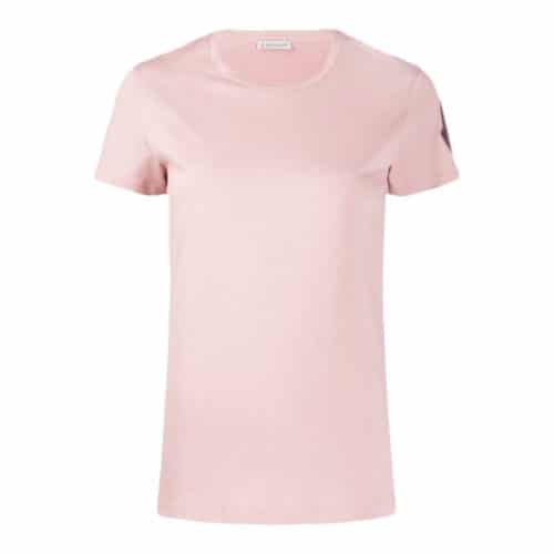 Moncler T-shirt Girocollo Pink