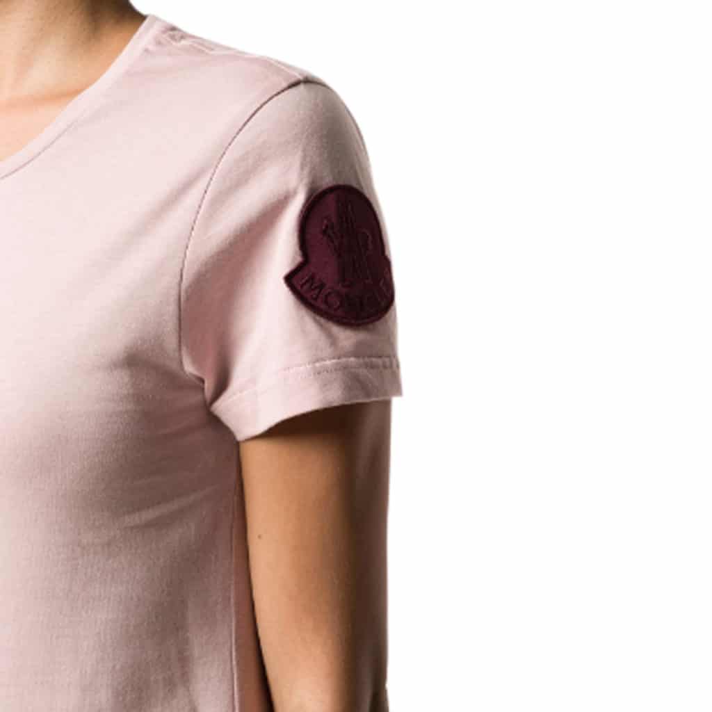 Moncler T-shirt Girocollo Pink - Image 2