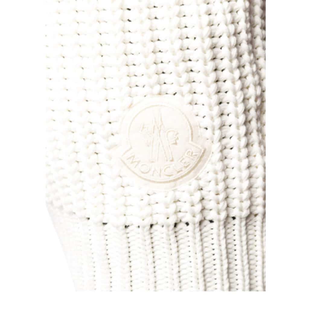 Moncler Gilet Tricot Hvid - Image 2