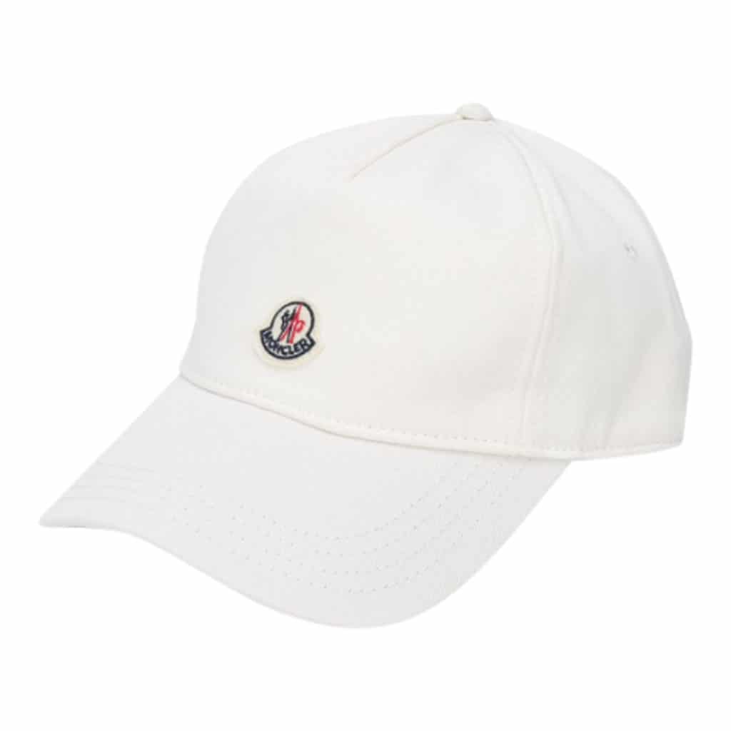 Moncler Berretto Baseball Cap White