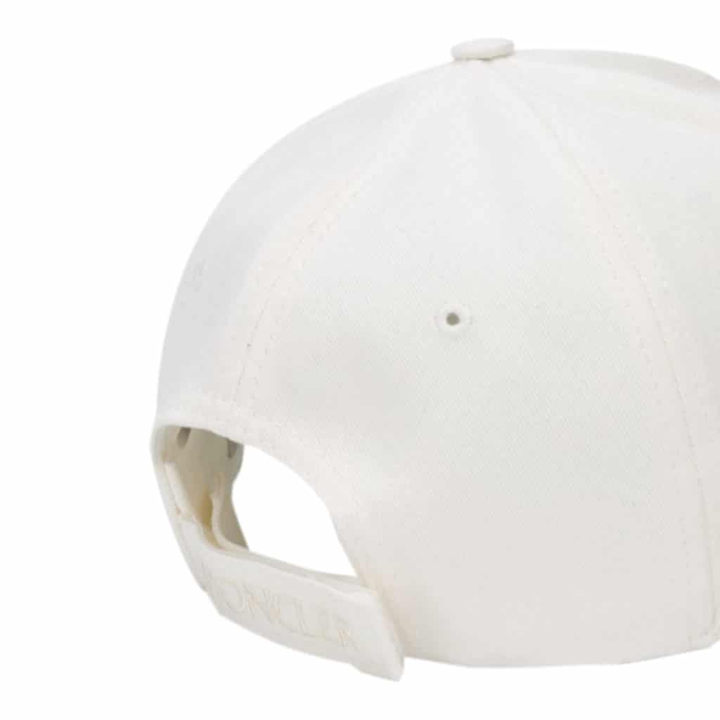 Moncler Berretto Baseball Cap White - Image 2
