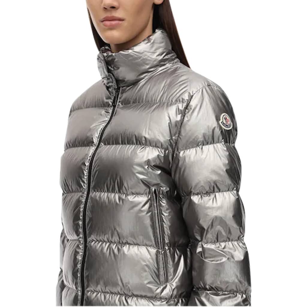 Moncler Gris Giubbotto Silver - Image 2