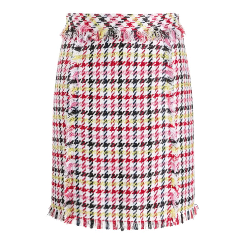 Karl Lagerfeld Houndstooth Bouchle Nederdel