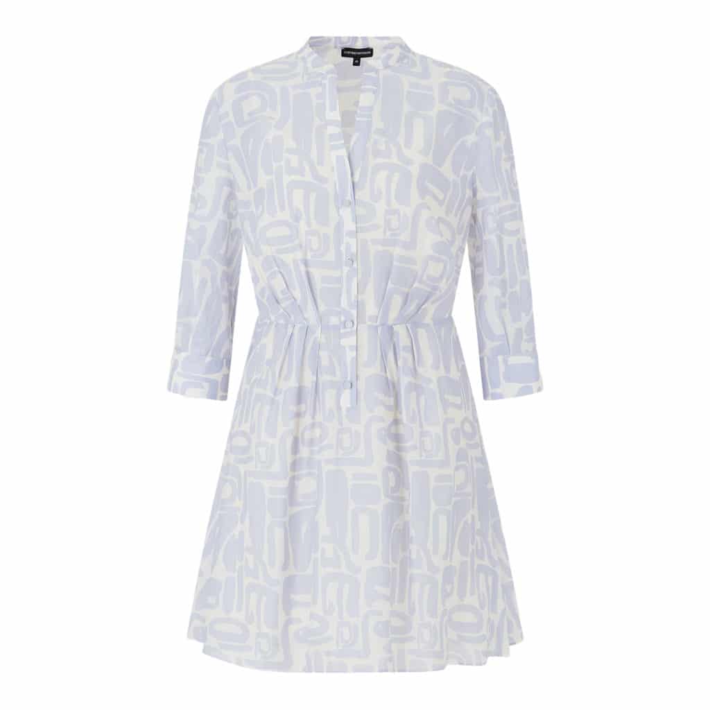 Emporio Armani Lila Mønstret Kjole