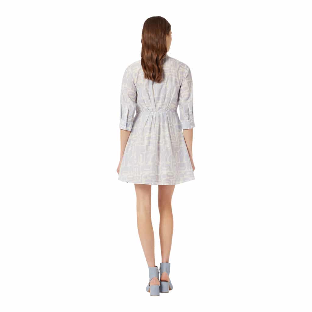 Emporio Armani Lila Mønstret Kjole - Image 2