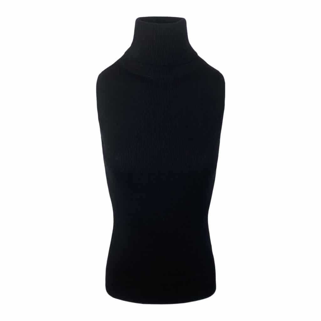 Allude Black Turtleneck Top
