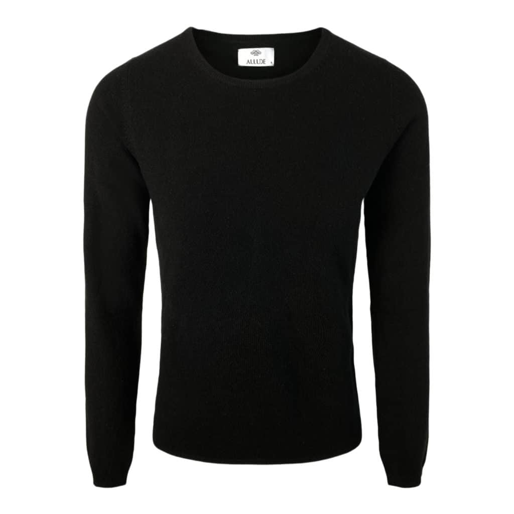 ALLUDE Sort Langærmet Cashmere Strik