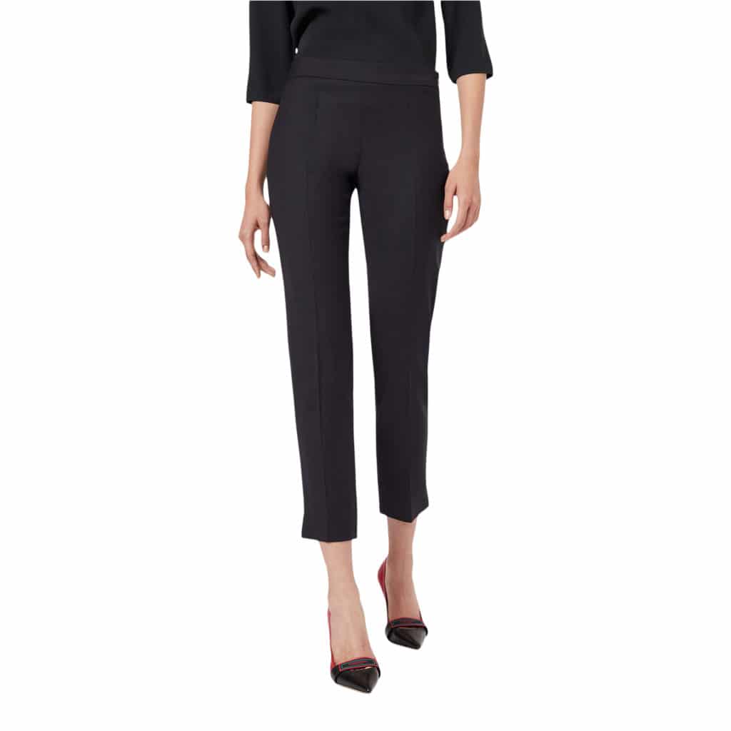 Emporio Armani Klassisk Black Pants - Image 3