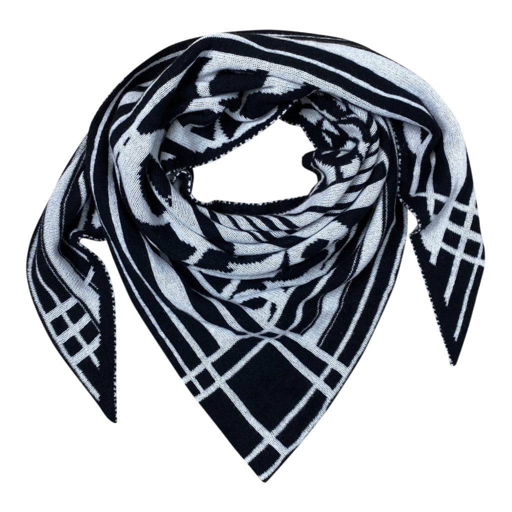 Lala Berlin Triangle Monogram Goober Scarf