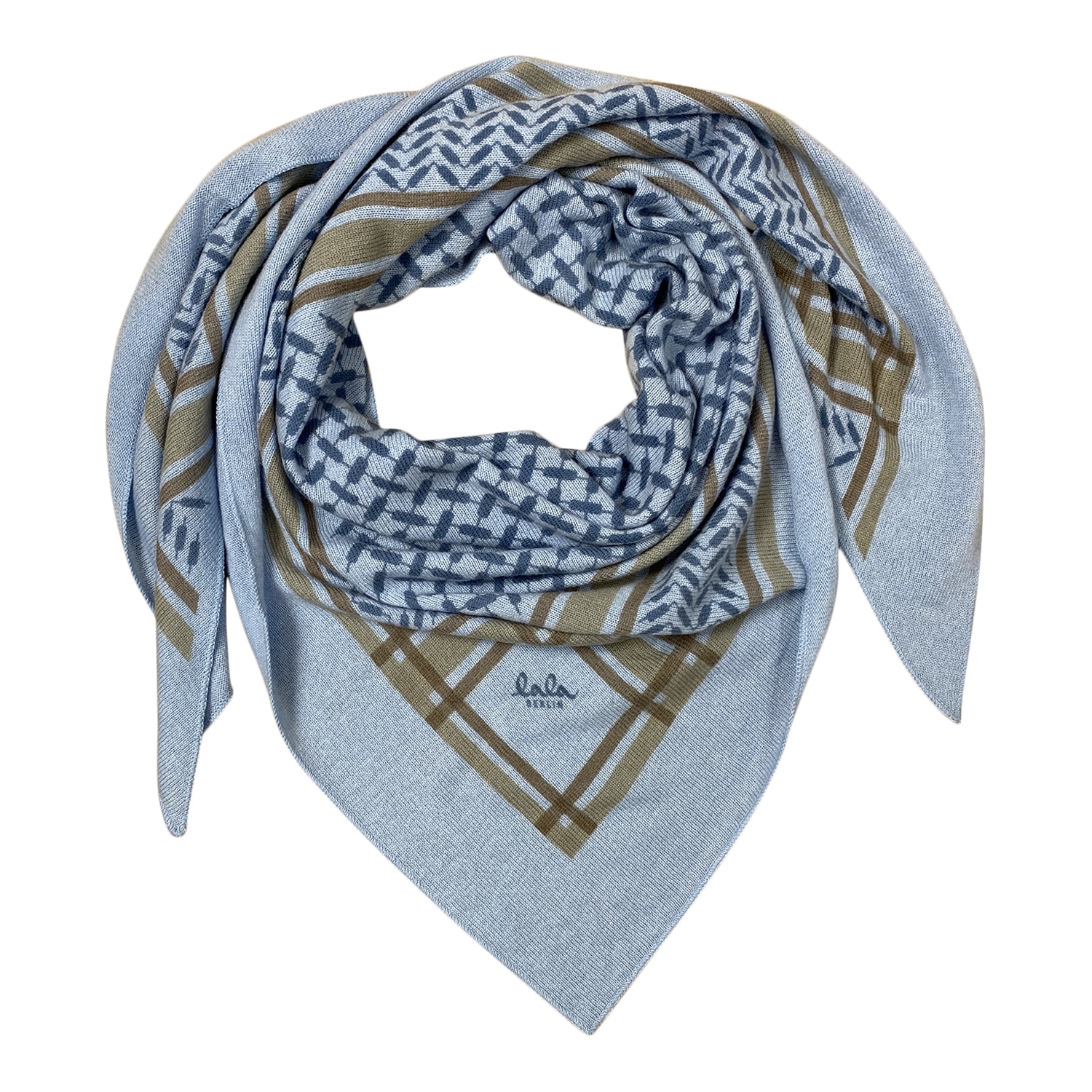 Lala Berlin Triangle Colored M Scarf - LAURA THOMSEN LUXURY