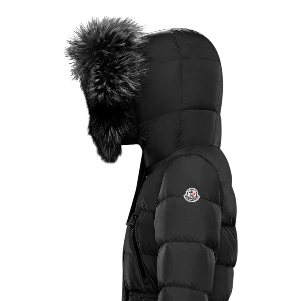 Moncler Black Aphroti Coat - Image 3