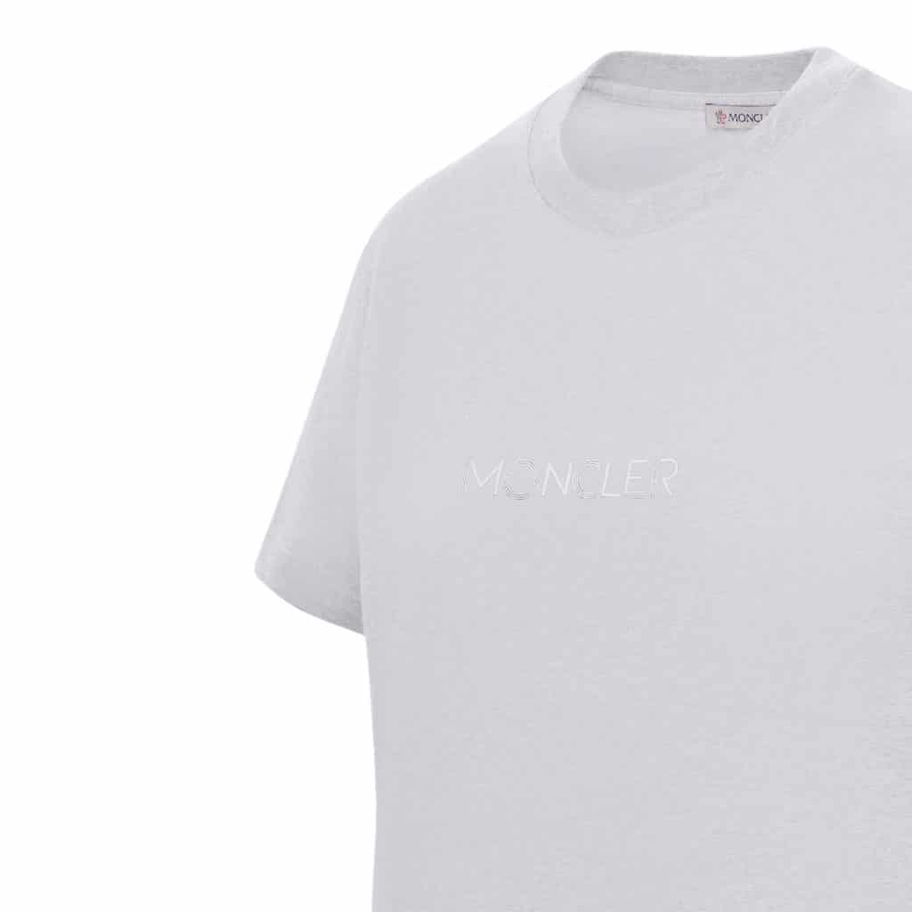 Moncler White T-shirt - Image 2