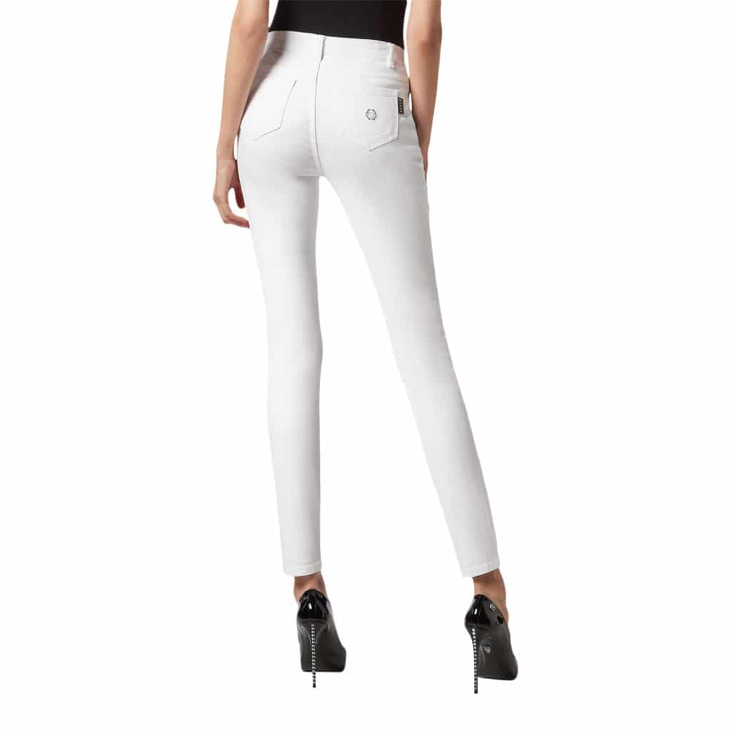 Philipp Plein High Waist Jegging White - Image 4