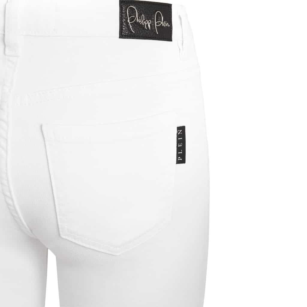Philipp Plein Slim Fit Jeans Hvid - Image 3