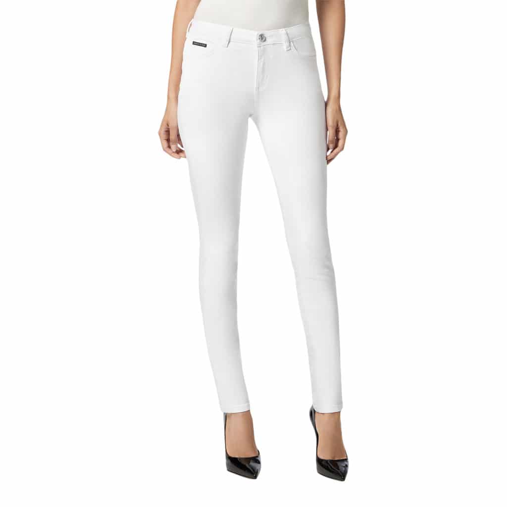 Philipp Plein Slim Fit Jeans Hvid - Image 2