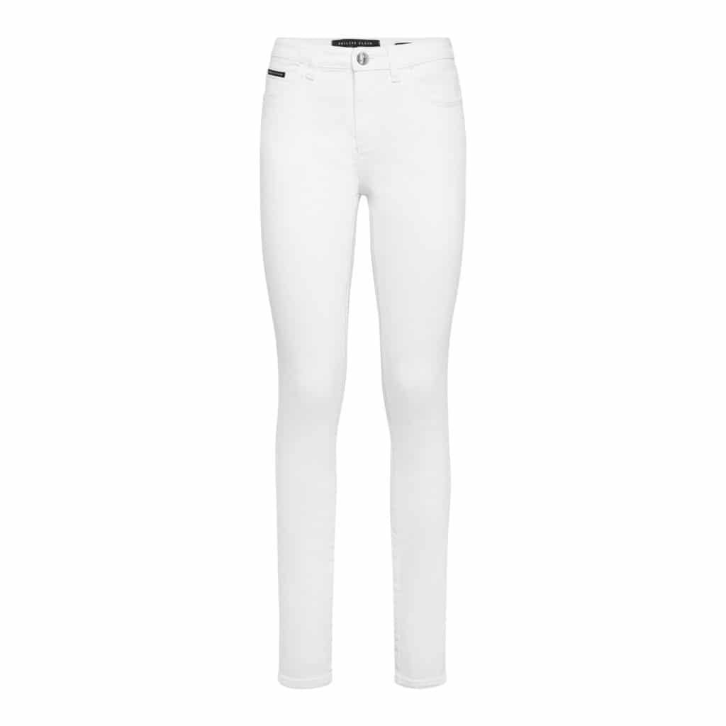 Philipp Plein Slim Fit Jeans Hvid