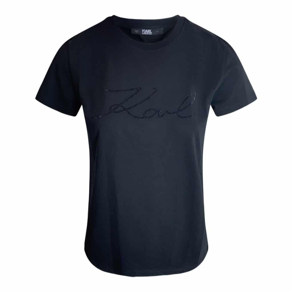 Karl Lagerfeld Logo Rhinstone