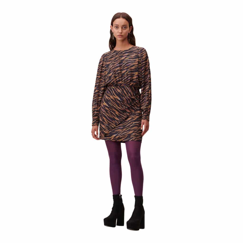 Lala Berlin Black Zebra Dress