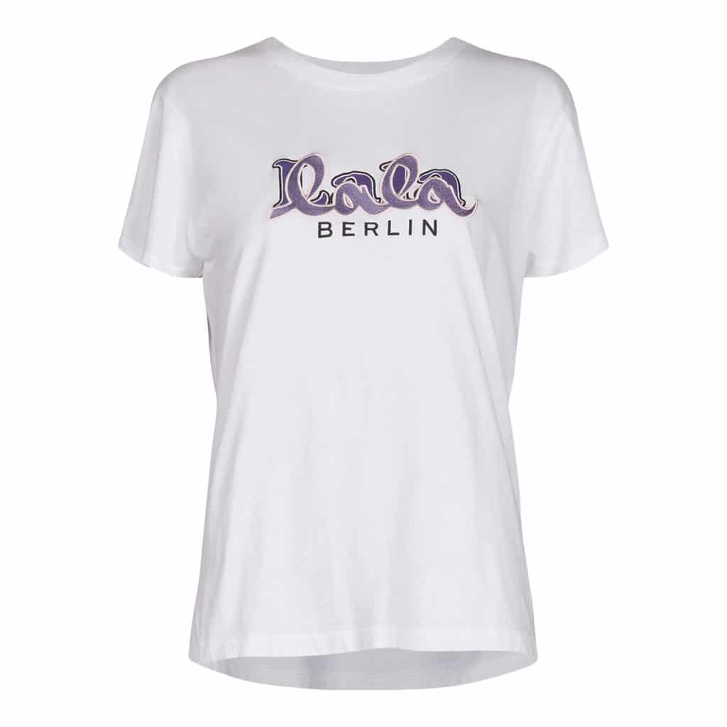 Lala Berlin Cara White Embriodery T-shirt