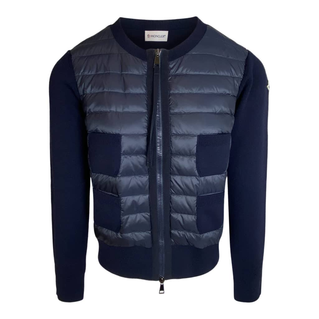 Moncler Navy Blue Cardigan
