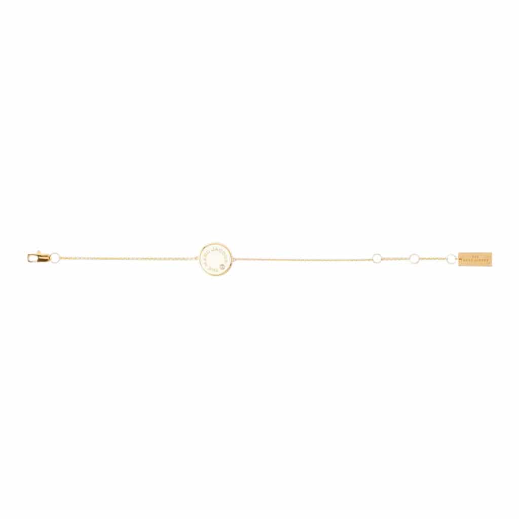 Marc Jacobs Medallion Bracelet Gold/Cream/Pink