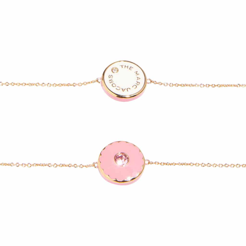 Marc Jacobs Medallion Bracelet Gold/Cream/Pink - Image 2