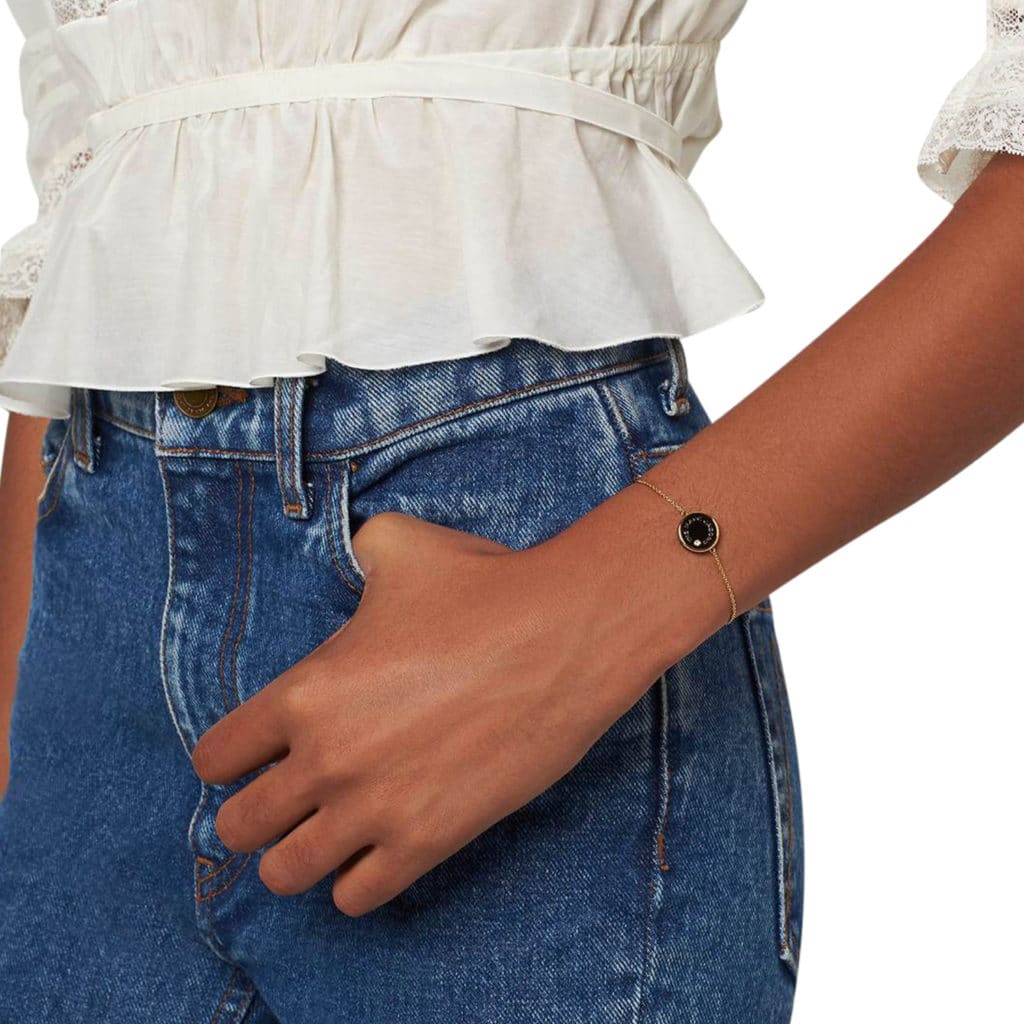 Marc Jacobs Medallion Bracelet Gold/Black - Image 2