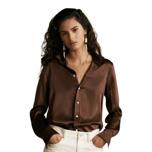 Silk ralph lauren shirt hotsell