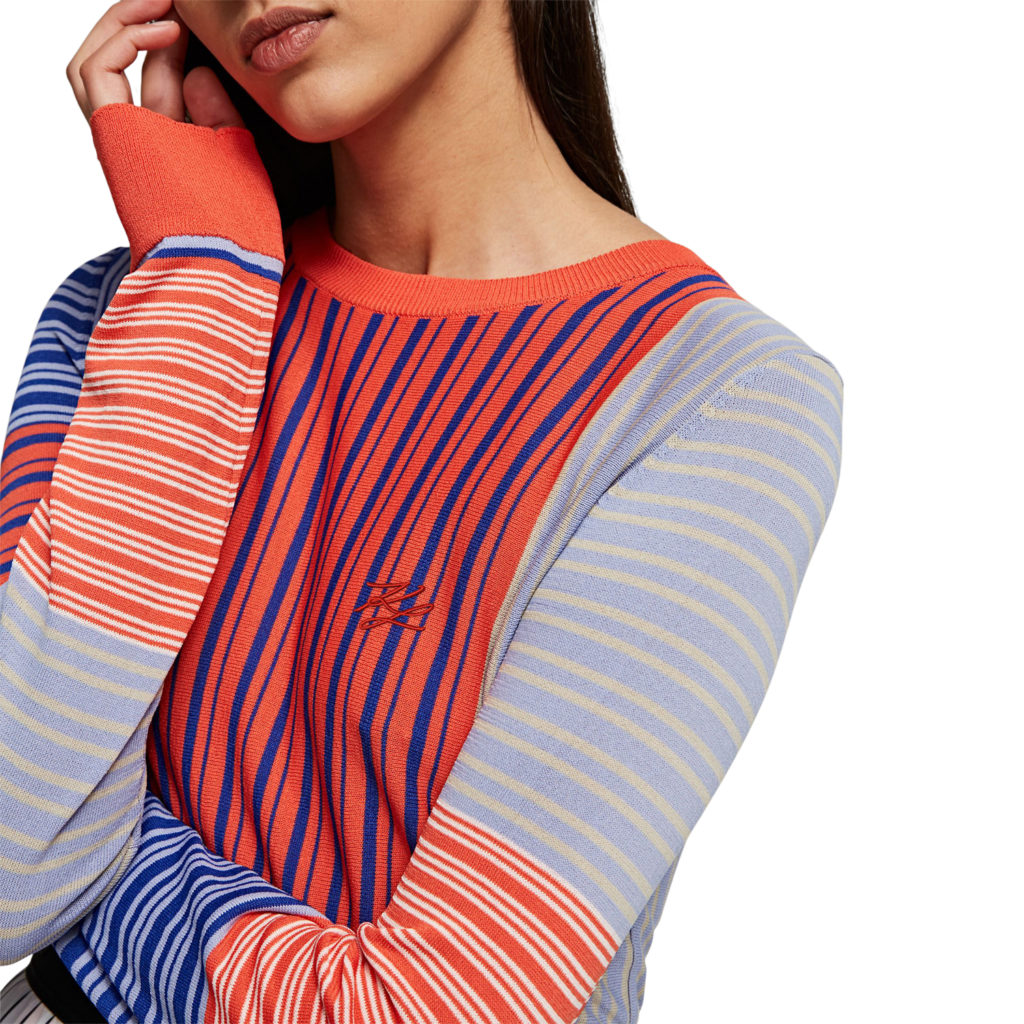 Karl Lagerfeld Striped Blouse