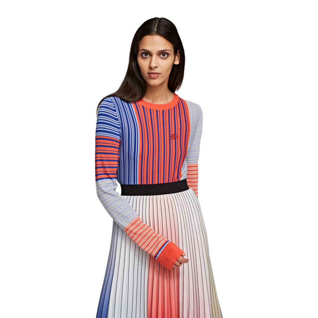 Karl Lagerfeld Striped Blouse