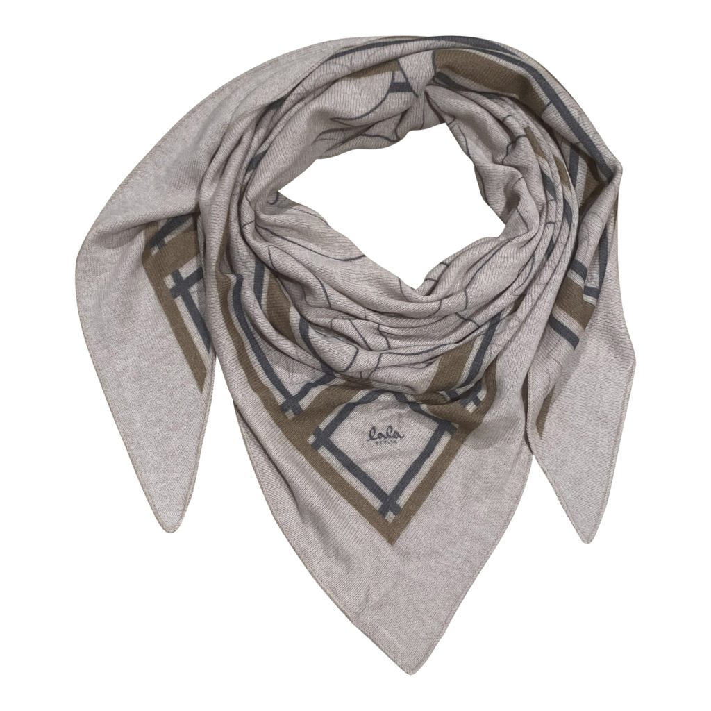 Lala Berlin Triangle Big Monogram M Scarf
