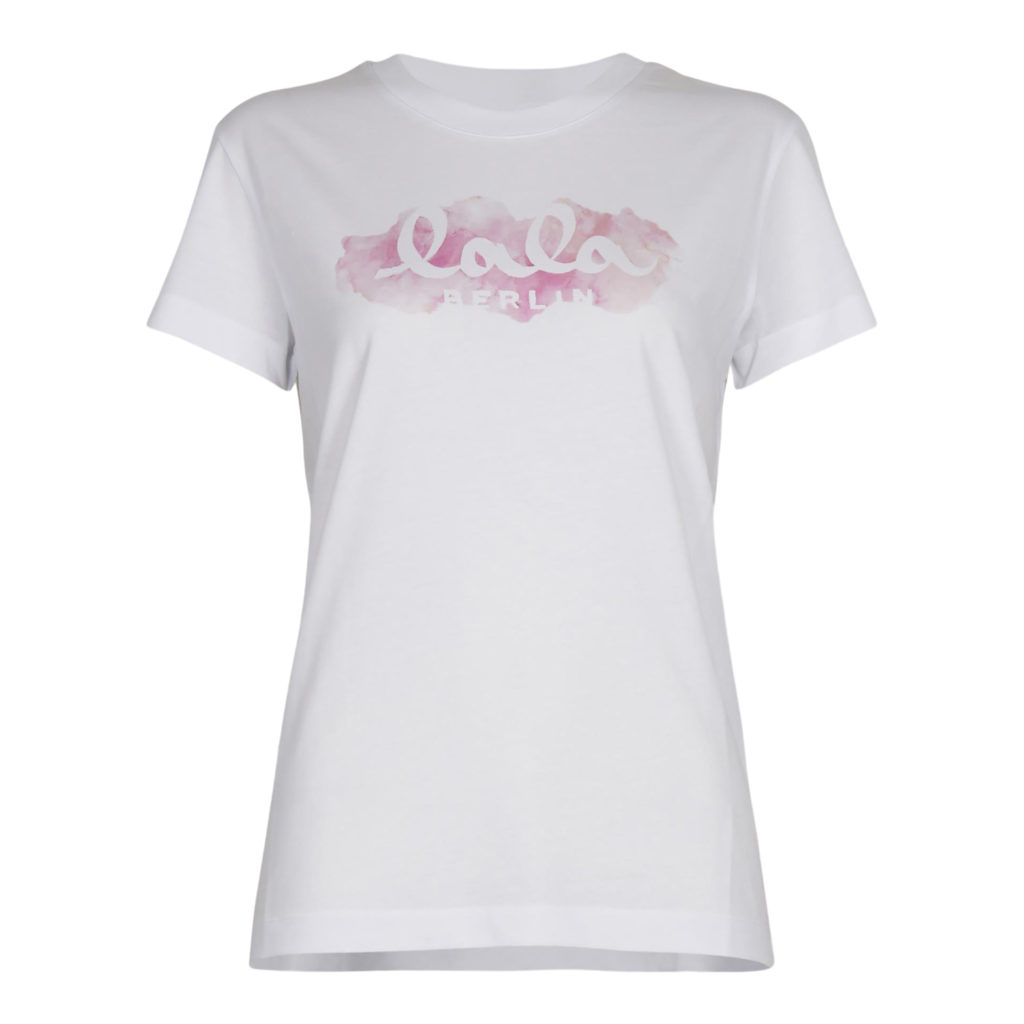 Lala Berlin Cara Aquarelle Pink T-shirt
